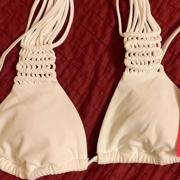 target white swim top